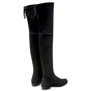 Stuart Weitzman Lowland Boot in black suede